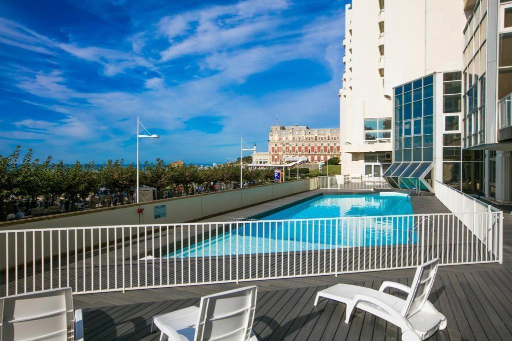 Appartement Le Sahel - Vue Imprenable Sur L'Ocean Biarriz Exterior foto